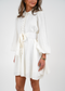Golightly Abril Kjole - White Linen