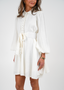 Golightly Abril Kjole - White Linen