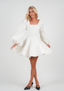 Golightly Sophie Tweed kjole - Off White