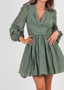 Golightly Maeve Kjole - Hunter Green