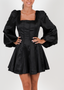 Golightly Sophie Satin kjole - Black