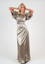 Golightly Holly Kjole: Long - Metallic Champagne