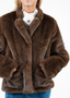 Golightly Faux Fur Jacket - Brown