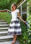 Golightly Mary Skirt - Black/White