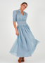Golightly Fever kjole - Dusty Blue
