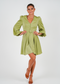 Golightly Queen Satin kjole - Green