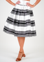 Golightly Mary Skirt - Black/White