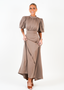 Golightly Holly kjole: Long - Taupe