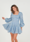 Golightly Sophie Lace kjole - Dusty Blue