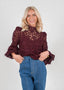Golightly Becca bluse - Bordeaux