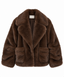 Golightly Faux Fur Jacket - Brown