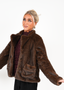 Golightly Faux Fur Jacket - Brown