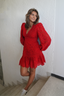 Golightly Castle Kjole - Deep Red