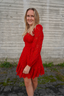 Golightly Castle Kjole - Deep Red
