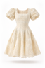Golightly Elina Lace Kjole - Créme White