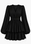 Golightly Abina Satin kjole - Black