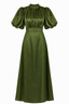 Golightly Holly kjole: Long - Olive Green