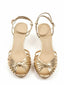 Golightly Ellemy Leather Sandals - Gold