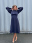Golightly Winter Holly - Deep blue