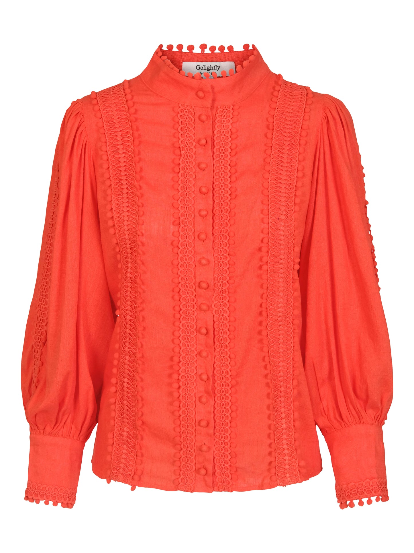 Gold Blouse - Orange