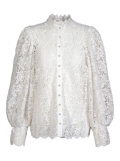 Full Flower blouse - White