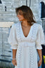 Golightly Butterflies Kjole - White