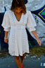 Golightly Butterflies Kjole - White