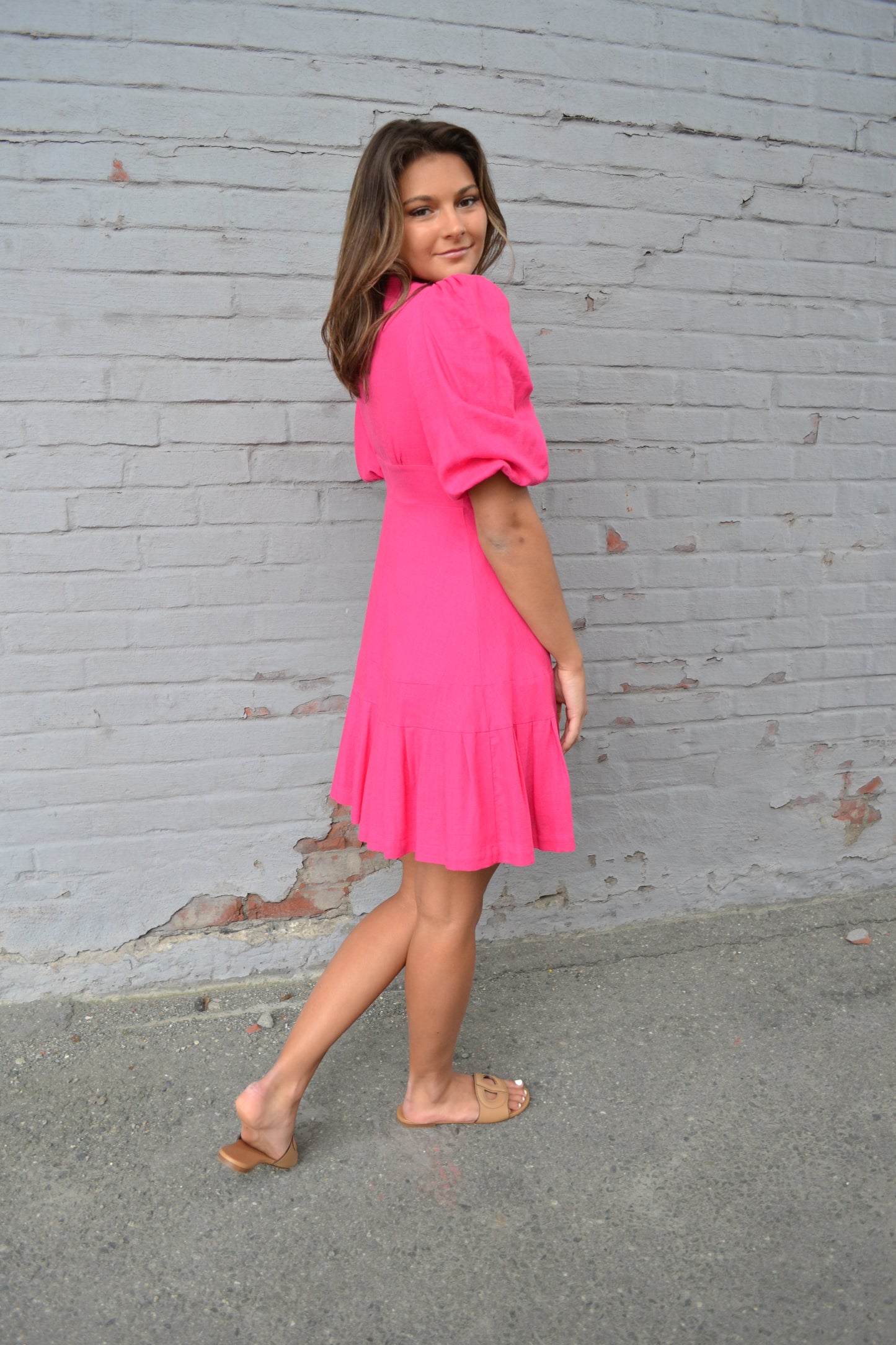 Summer Castle Dress - Pink