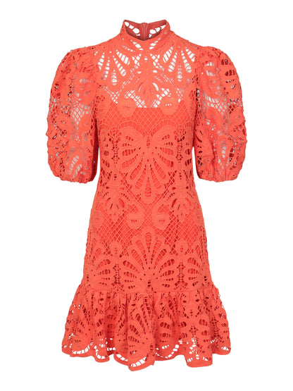 Monstera Dress - Orange