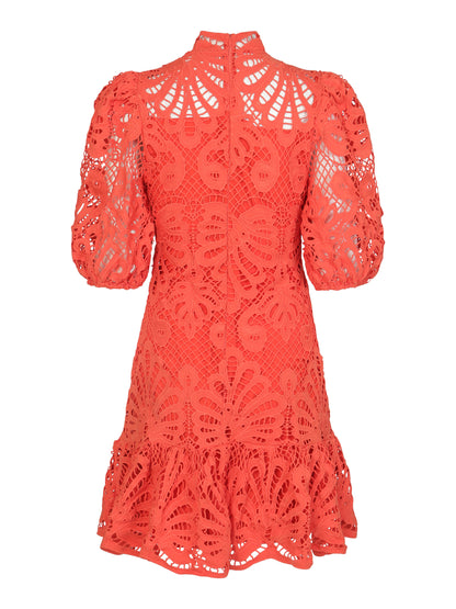 Monstera Dress - Orange