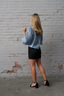 Golightly French favorite blouse - Dusty Blue