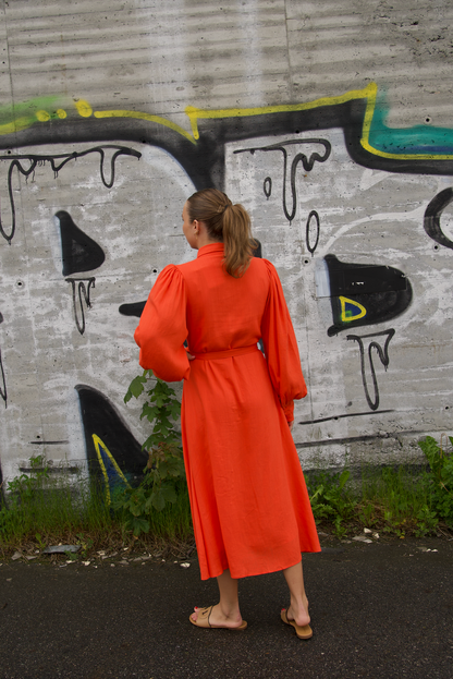 Bohemian Dress - Orange