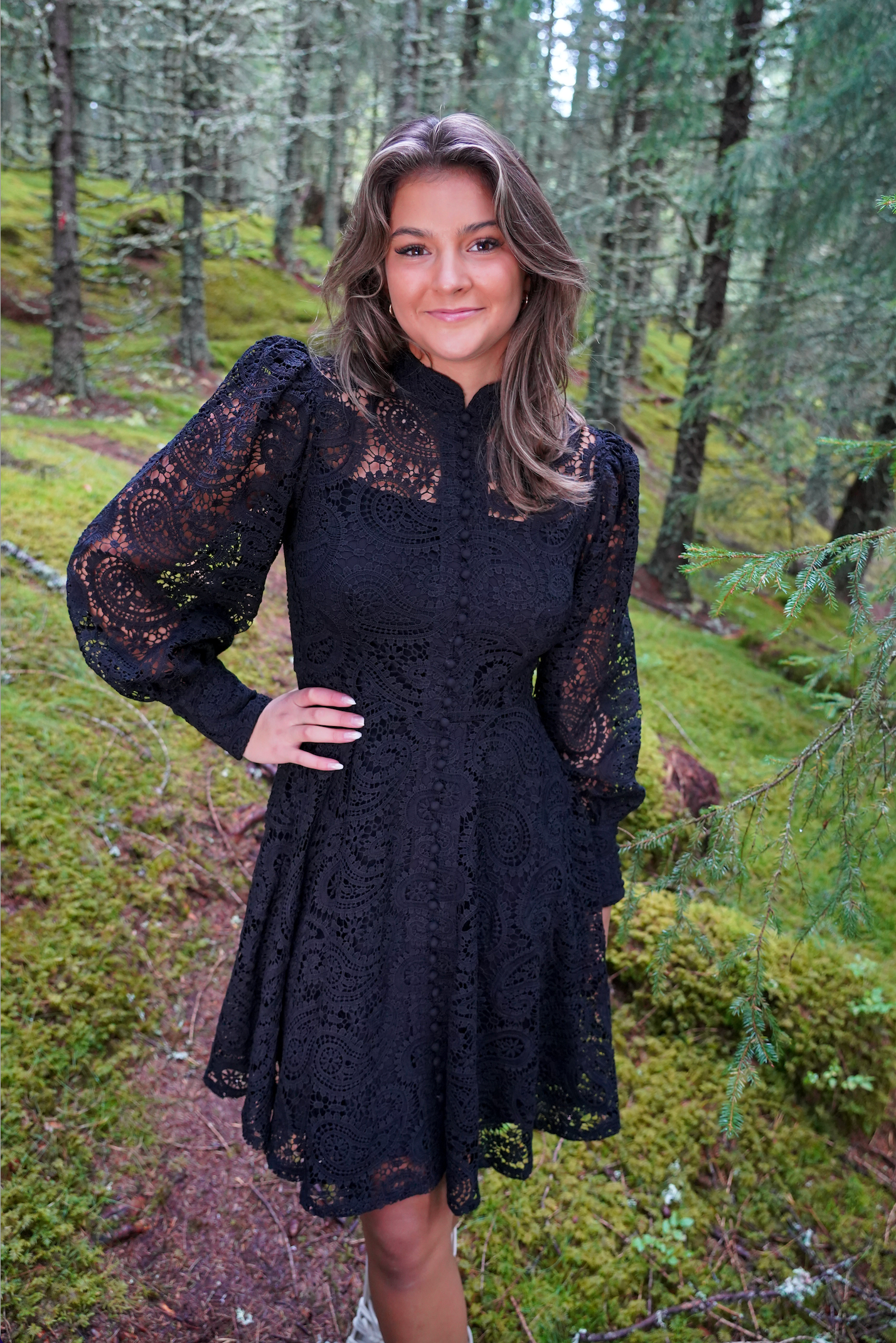 Fleur Dress - Black