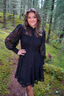 Golightly Fleur Kjole - Black
