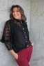 Golightly Flower blouse - Black