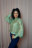 Golightly French favorite blouse - Dusty Green