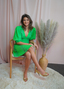 Golightly Butterflies Kjole - Green