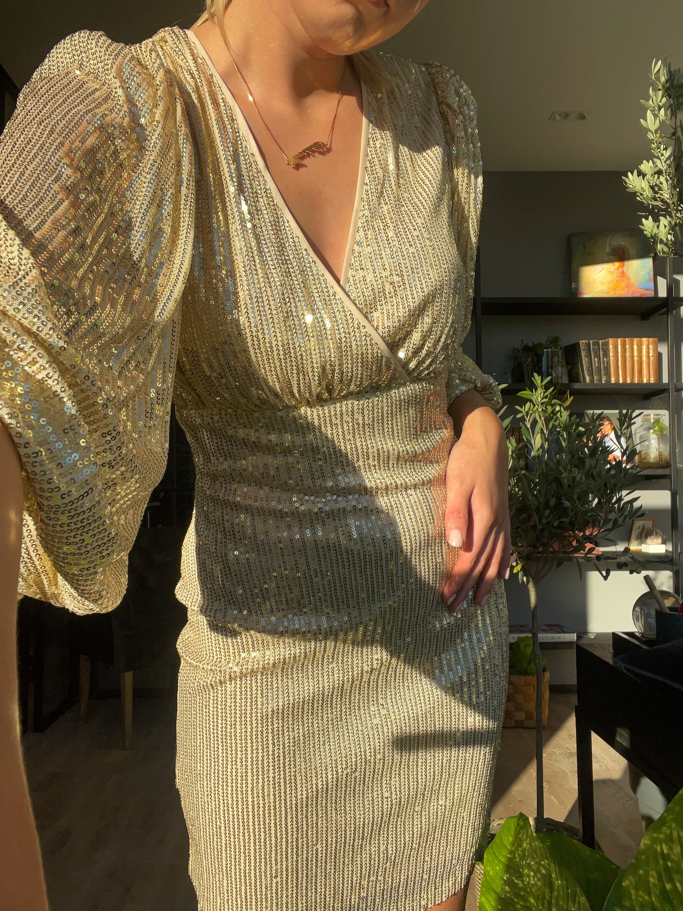 Disco dress - Gold